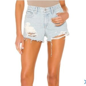 Lovers + Friends “Jack” Jean Shorts in Aralia wash, size 25